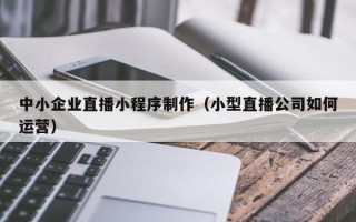 山东中小企业直播小程序制作（小型直播公司如何运营）